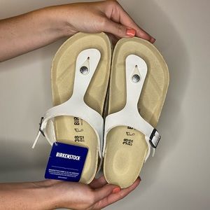 Brand New White Birkenstock’s